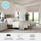 Martha Stewart Corbin Queen Size Solid Wood Platform Bed w/Wooden Headboard and Footboard, Brown Gray MG-090026-Q-WOAK-MS - alternate 7